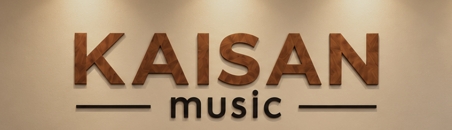 The KAISAN music wall sign